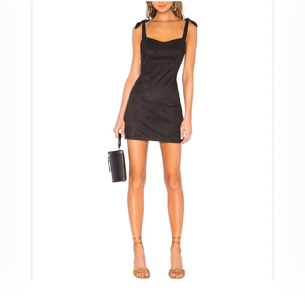 NWOT Free People Black Corset Stretch Slip Dress - Size M